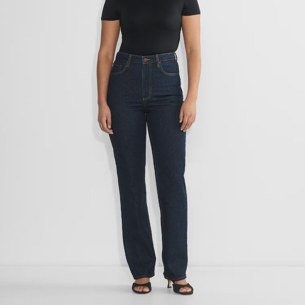 Aritzia Denim Forum Rowan Super Hi-Rise Curve-Fit Straight Jean